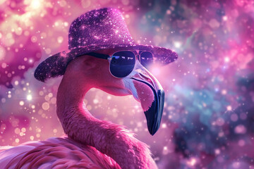 Creative Boy in Pink Sunglasses Explores Imaginative Adventure