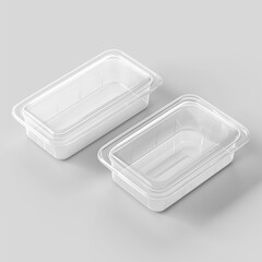 empty plastic container