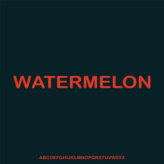 playful retro layered font colorful display typeface alphabet set vector