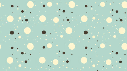 multicolored dot circles seamless pattern