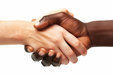 heartfelt shot the essence of support service with a close-up view of hands clasped together in solidarity, against a pristine white background, conveying unity and strength.
