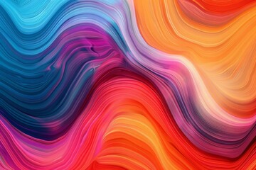 Multicolored magic. Abstract waves of creativity