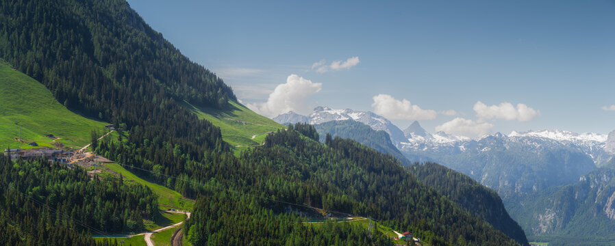 Watzmann mountain near Konigssee lake in Berchtesgaden National Park, Germany