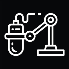 computer microphone icon outline design