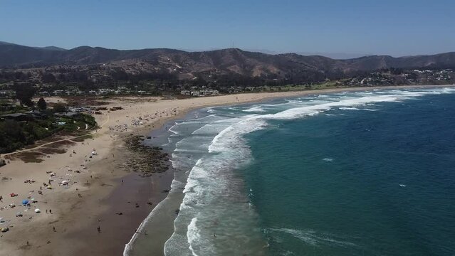 view of the beach