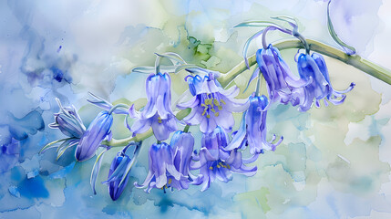 Delicate Bluebells