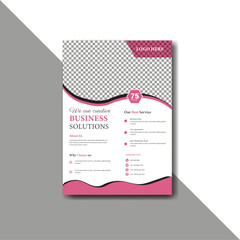 Business flyer design template