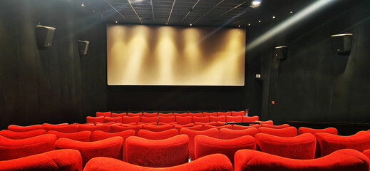 cinema auditorium with chairs