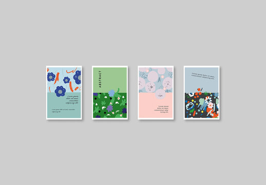 Backgrounds for Floral Artistic Posters