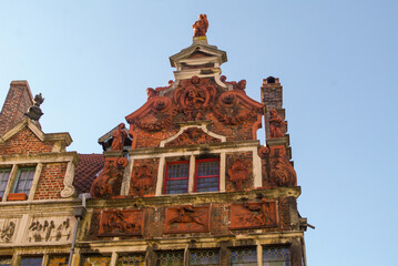 Fototapeta premium Holidays in Belgium. Discovering Ghent