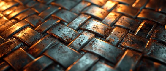 3d metal dirty background for industrial