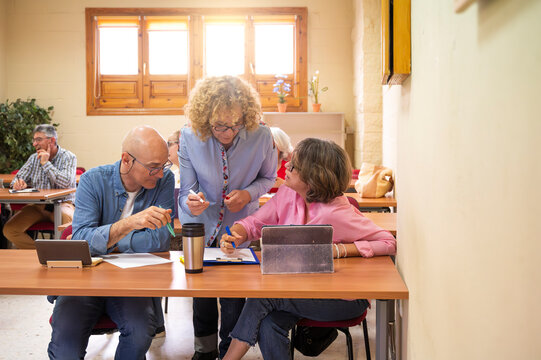 Lifelong learning in a senior educational class