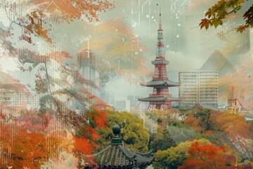 Autumn in Tokyo: A Canvas of Nature and Architecture