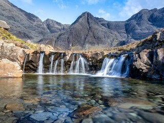 Picturesque Fairy Pools on the Isle of Skye