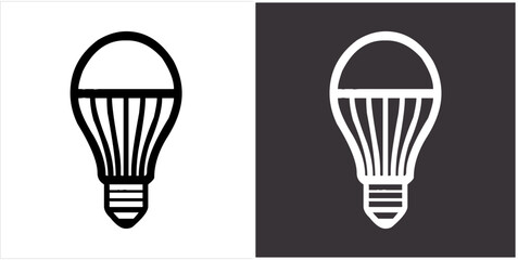 IIlustration Vector graphics of Bulb icon