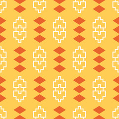Southwest Aztec Patterns. Seamless Elegance for Interior Design