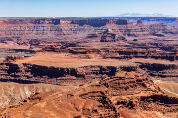 Majestic landscape scenery at Dead Horse Point State Park.