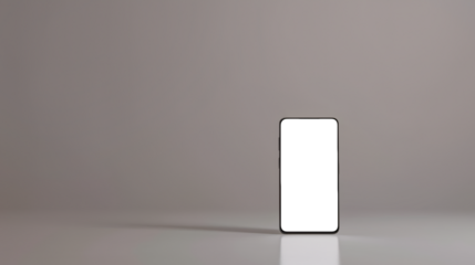 Standing smartphone with a minimalist approach with the transparent screen: easy modification