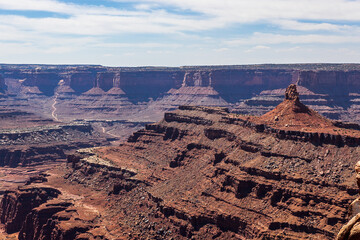 Majestic landscape scenery at Dead Horse Point State Park.