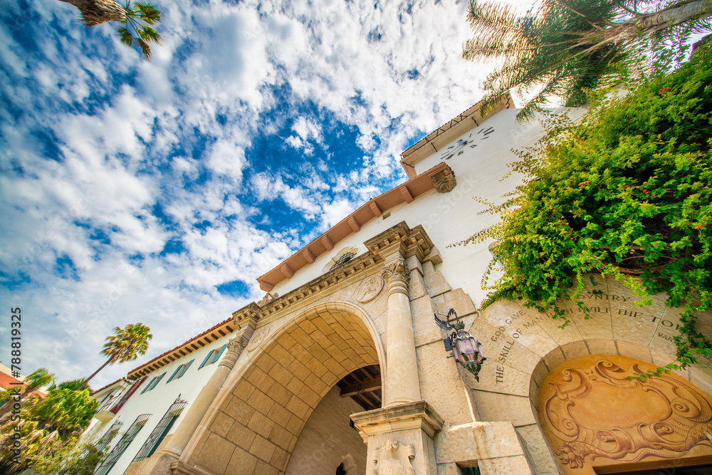 Canvas Prints Santa Barbara, CA - August 2, 2017: City attraction on a sunny day