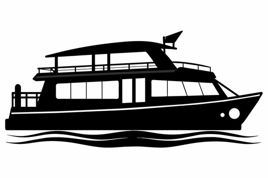 recommend clip art: catamaran silhouette vector illustration