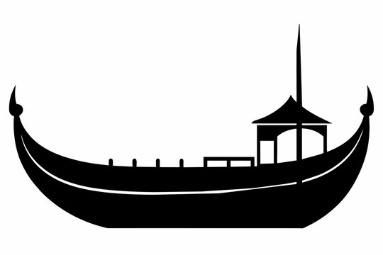 recommend clip art: gondola silhouette vector illustration