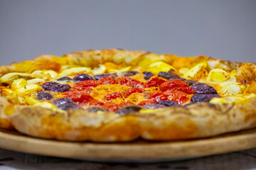 The wonderful and most perfect Brazilian artisanal pizza