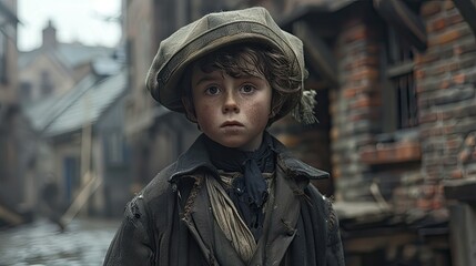 In 1789 a charming five year old chimney sweep toiled through tough days in the bustling streets...