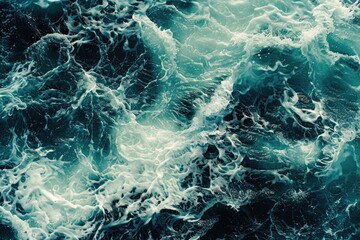An abstract background of seawater flow under light exposure - generative ai - obrazy, fototapety, plakaty