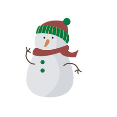 snowman with hat