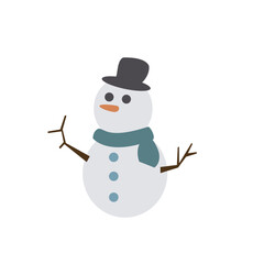 snowman with broom