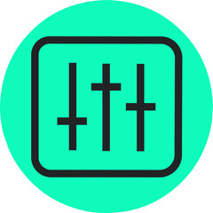 music tune icon volume settings