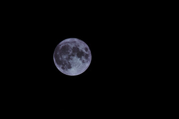 The full moon in August 2022, the Sturgeon full moon