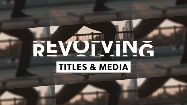 Repeating Media Grid With Revolving Titles