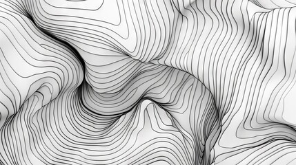 Abstract Line art of Imagination Background