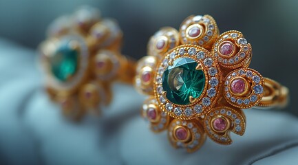 Exquisite and beautiful jewelry, diamond jewelry, gemstone rings, gold