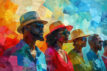 Black People Celebrating Juneteeth on June 19th