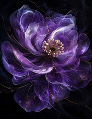 purple flower gold accents stunning princess sublime design electron flow stunningly young