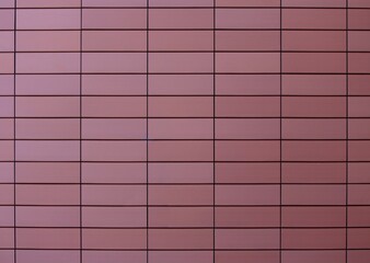 Close up of gridded terra cotta cladding