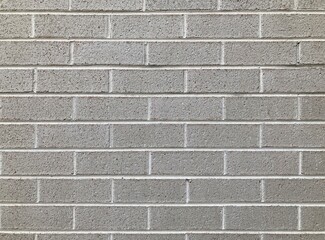 New real grey brick wall