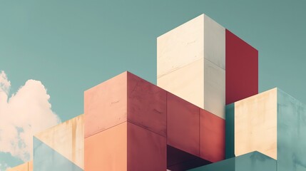 abstract modern building