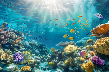 Generative AI : Dive into the enchanting underwater world of the Great Barrier Reef