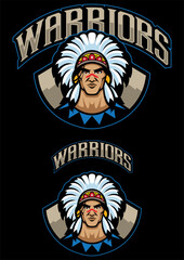 Warriors Team Mascot