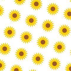 a yellow sunflower patterns