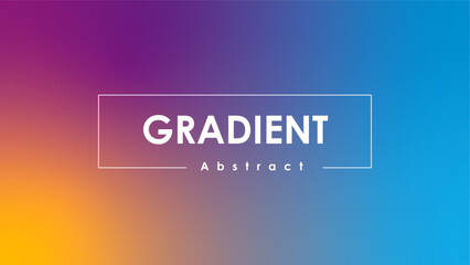 Abstract Blue Orange Purple Gradient. Abstract cyberpunk retrowave technology.