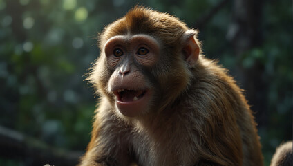 Obraz premium Moneky in the jungle 