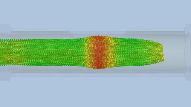 CFD simulation Computational fluid dynamics - flow pump and switch airflow simulation