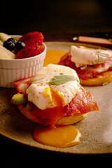 poached eggs