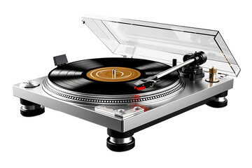 Versatile turntable suitable for playing vinyl records with precision and clarity.