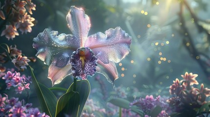 Exquisite orchid bloom